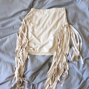 LF fringe skirt